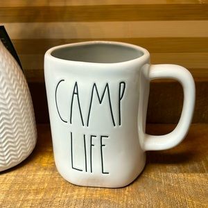 Rae Dunn White “CAMP LIFE” Mug